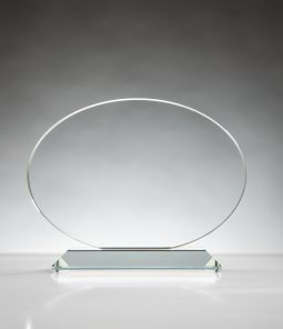 Horizontal Oval 5"w x 1/2"t